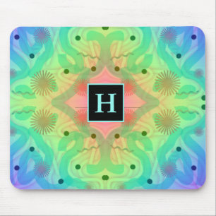 Mousepad Padrão de Abstrato Pastel