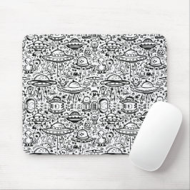 Mousepad Padrão de alienígena