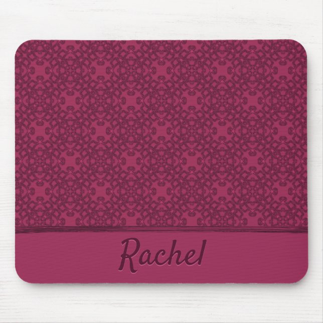 Mousepad Padrão de amora personalizado (Frente)