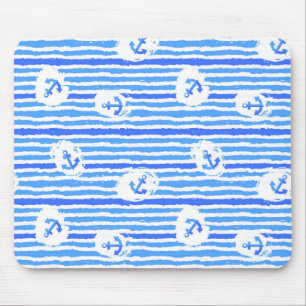 Mousepad Padrão de Âncora de Água 1