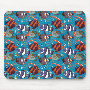 Mousepad Padrão de animais aquáticos vida submarina do