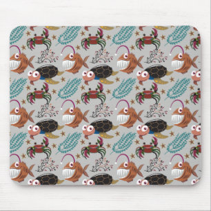 Mousepad Padrão de animais aquáticos vida submarina do oc