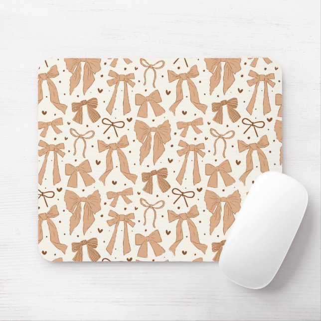 Mousepad Padrão de Arcos Whimsical Terracotta (Com mouse)