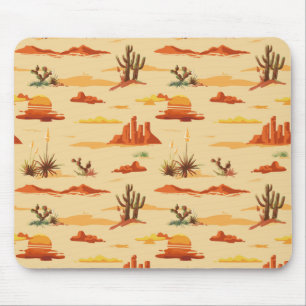 Mousepad Padrão de Arizona de Paisagem do Deserto