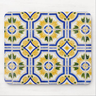 Mousepad Padrão de azulejo brilhante, Portugal