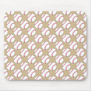 Mousepad Padrão de Bola de Baseball