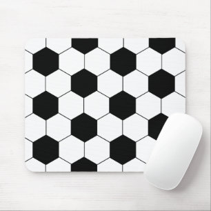 Mousepad Padrão de bola de futebol