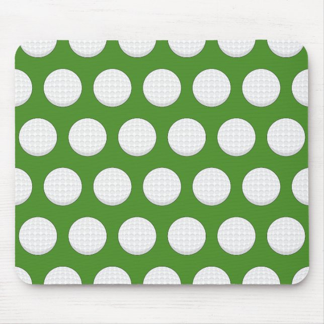 Mousepad Padrão de Bola de Golf (Frente)