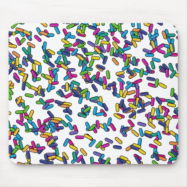 Mousepad Padrão de borrifadas espalhadas (Frente)