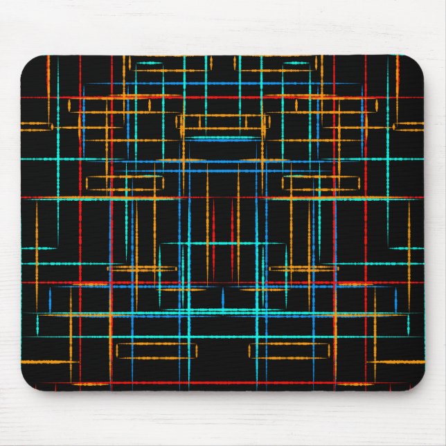 Mousepad Padrão de brilho elétrico (Frente)