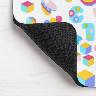 Mousepad Padrão de Brinquedo Infantil Com Urso de Pelúcia
