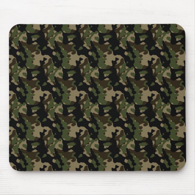 Mousepad Padrão de Camuflagem Camo Exército Verde (Frente)