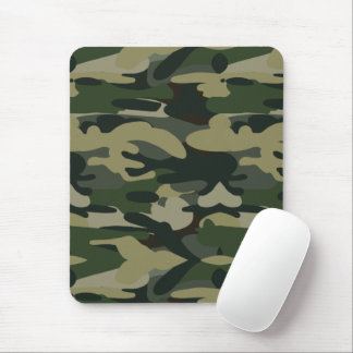 Mousepad Padrão de Camuflagem Militar Verde