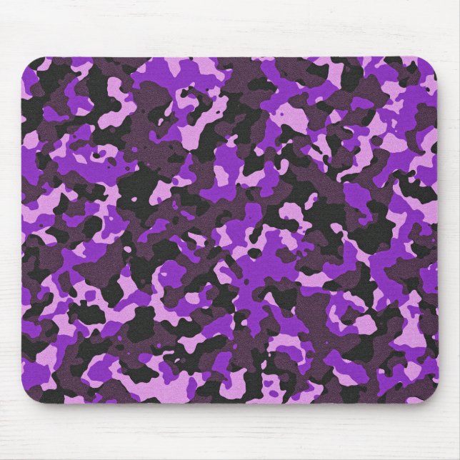 Mousepad Padrão de camuflagem roxo (Frente)