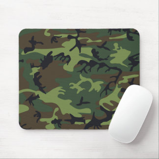 Mousepad Padrão de Camuflagem Verde Militar