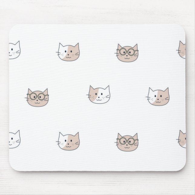Mousepad Padrão de Cat (Frente)