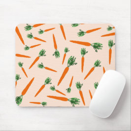 Mousepad Padrão de Cenoura Laranja