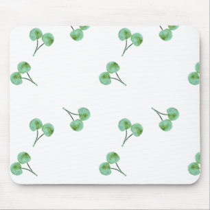 Mousepad Padrão de Cereja Verde