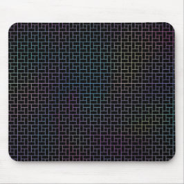 Mousepad Padrão de Cesta Abstrata Colorida Moderna e Elegan