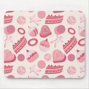 Mousepad Padrão de chocolate e pastelaria 2