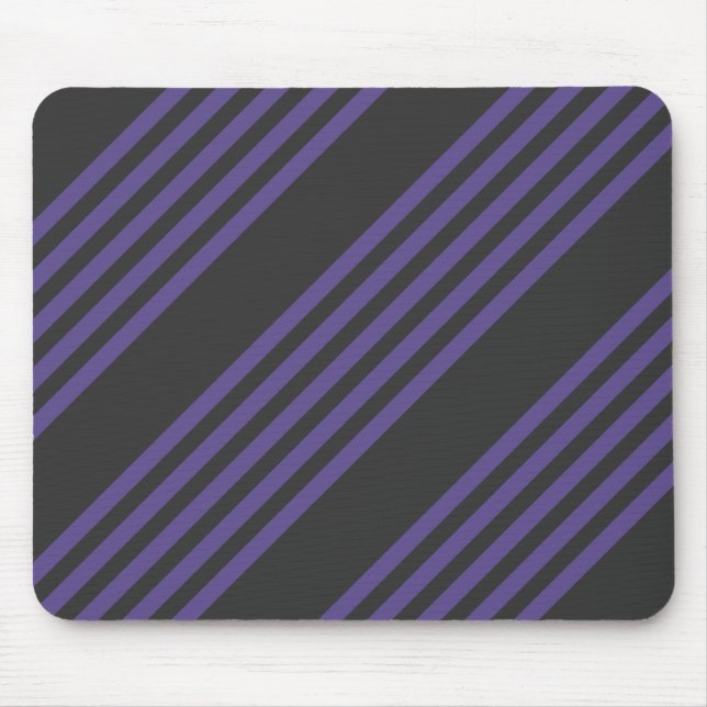 Mousepad Padrão de cinco faixas Ultra-violeta e carvão (Frente)