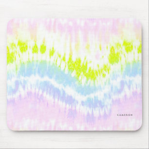 Mousepad Padrão de Coloração d'água brilhante Pastel Ti