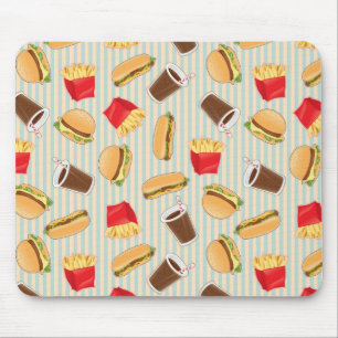 Mousepad Padrão de Comida rápida 2