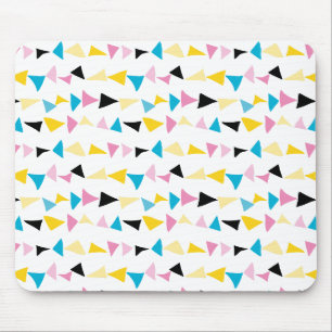 Mousepad Padrão de confete de forma geométrica moderna