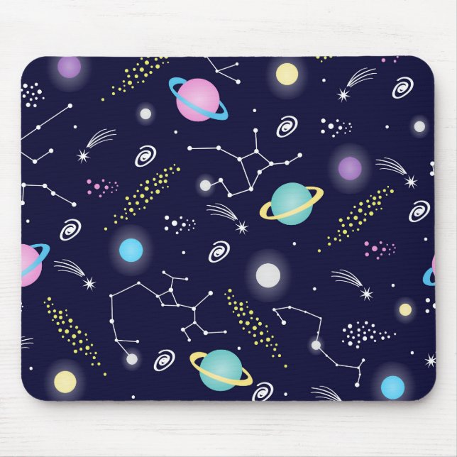 Mousepad Padrão de constelações (Frente)