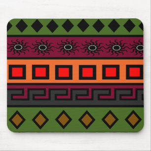 Mousepad Padrão de cor africana