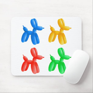 Mousepad Padrão de Cor Animal do Balão - Crianças e Festa d
