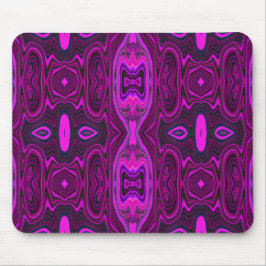 Mousepad Padrão de cor-de-rosa quente e magenta do Abstrato