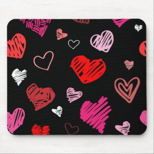 Mousepad Padrão de coração