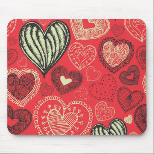 Mousepad Padrão de coração