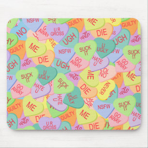 Mousepad Padrão de Corações Doces - SFW