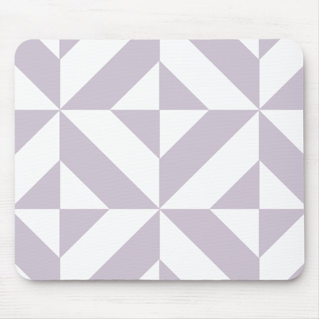 Mousepad Padrão de Cubo de Deco Geométrico de Uvas Legal Pá (Frente)