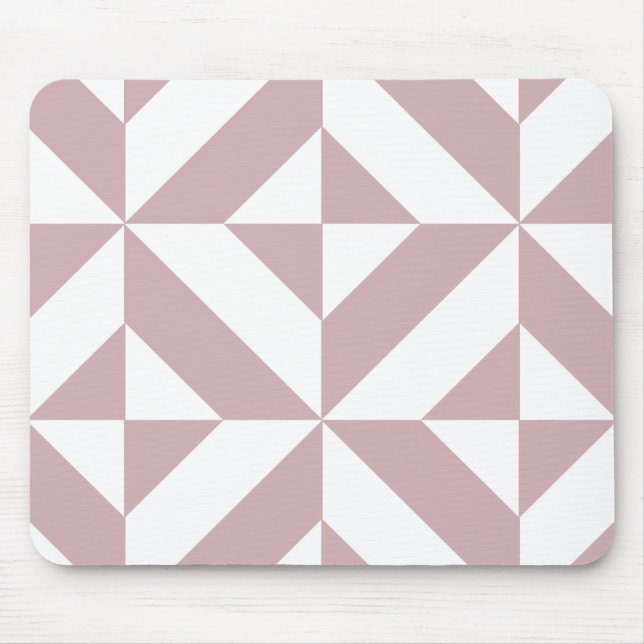 Mousepad Padrão de Cubo Geométrico Médio de Deco (Frente)