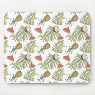 Mousepad Padrão de desenho da Fruta tropical
