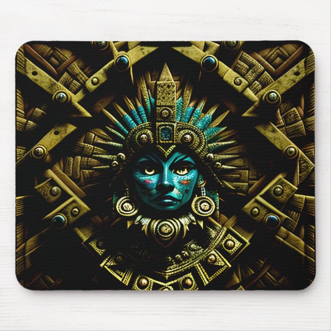 Mousepad Padrão de Design Aztec Dois (Frente)