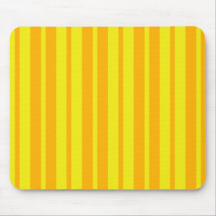 Mousepad Padrão de Design de Listras Elegantes Amarelas