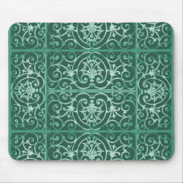 Mousepad Padrão de deslocamento verde de sábio