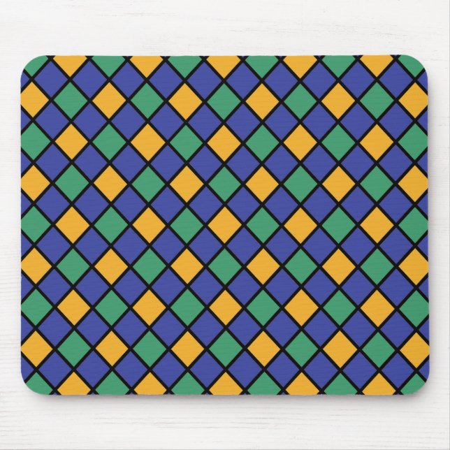Mousepad Padrão de Diamante #84 (Frente)