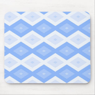 Mousepad Padrão de diamante azul pálido