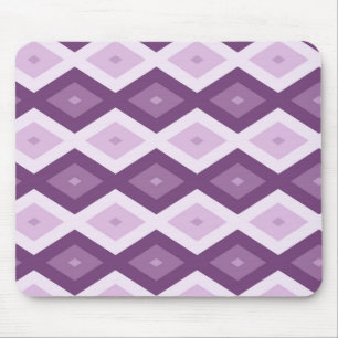 Mousepad Padrão de diamante roxo