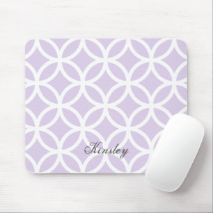 Mousepad Padrão de Diamante Roxo Mouse Personalizado