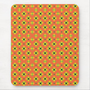 Mousepad Padrão de Diamante Verde Amarelo Amarelo de Verão 
