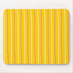 Mousepad Padrão de distribuição vertical amarela