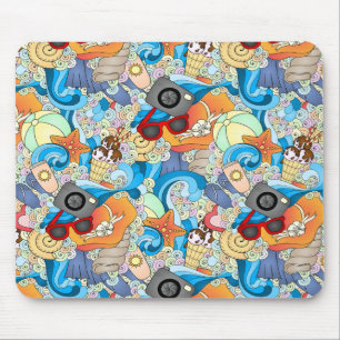 Mousepad Padrão de diversão de verão
