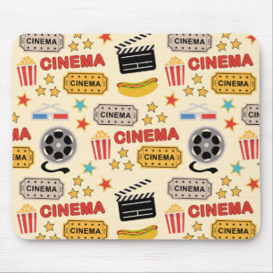 Mousepad Padrão de diversão do cinema