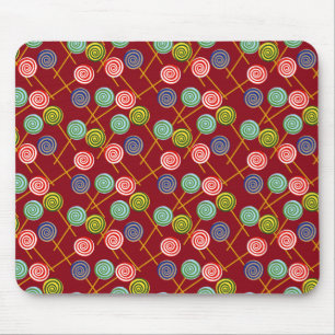 Mousepad Padrão de doces Padrão do lombo pirulito 10